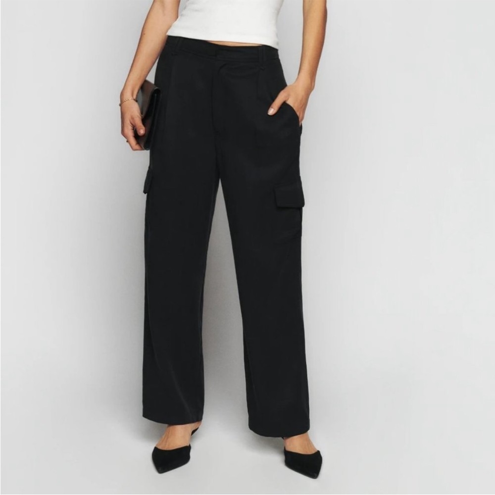 Reformation Petites Jackson Pant (2P, Black)